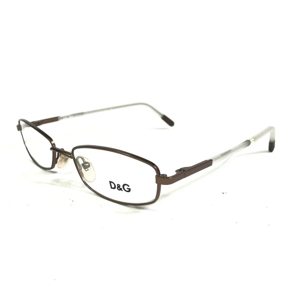 Dolce & Gabbana D&G 4060 697 Eyeglasses Frames Brown Clear Rectangular 49-17-135